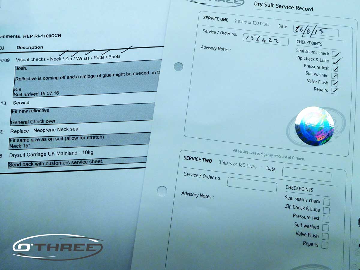 O'Three service record