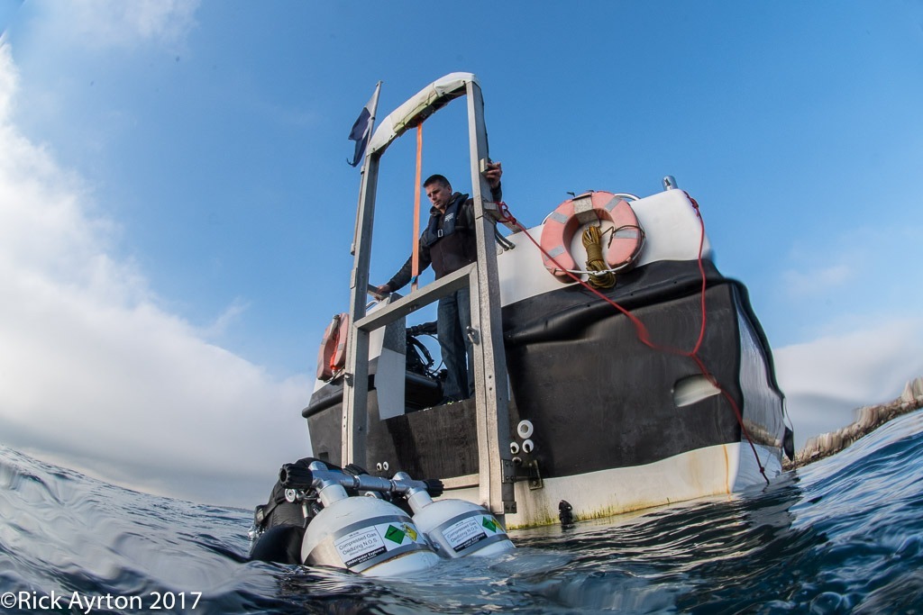 winter diving