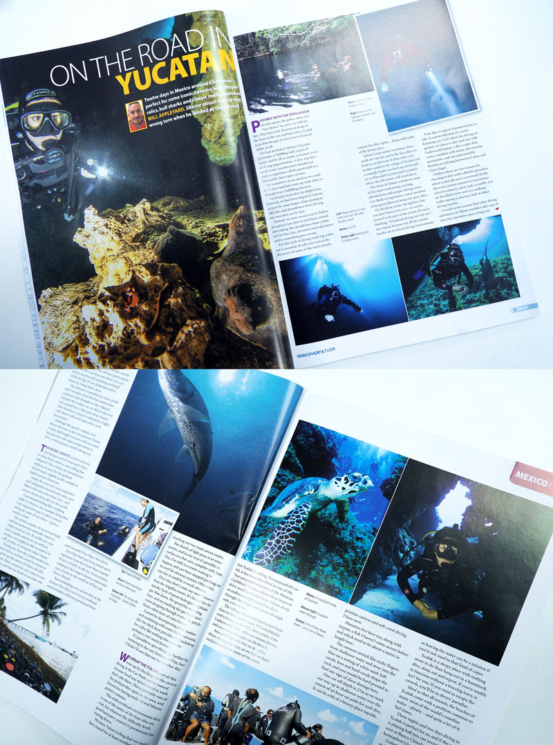 Will APpleyard dives Mexico