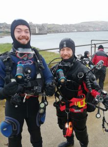 Heriot-Watt Scientific dive team