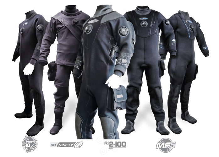Drysuit Range OThree Custom Drysuits
