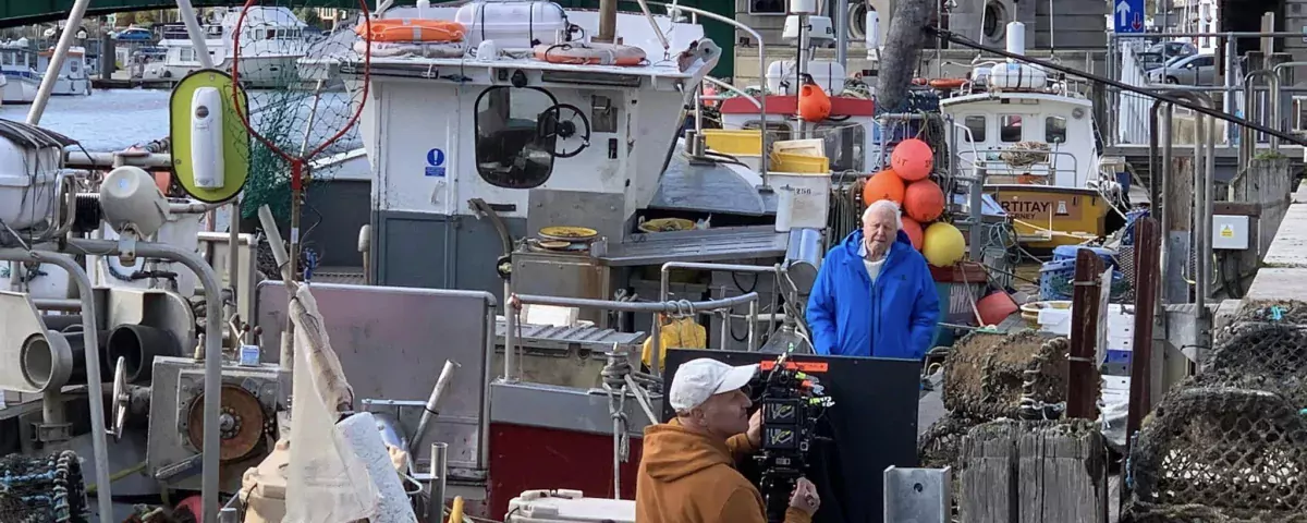 David Attenborough, Weymouth Harbour